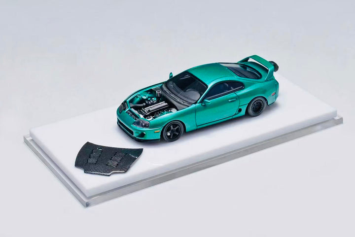 [Preorder] MINICRAFISMAN 1:64 Toyota supra 0-400 Speed Race Violent Modification Green