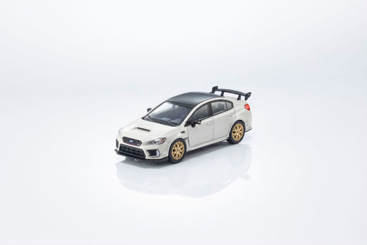 [Preorder] Kyosho 1:64 SUBARU WRX STI  MINI CAR & BOOK - White