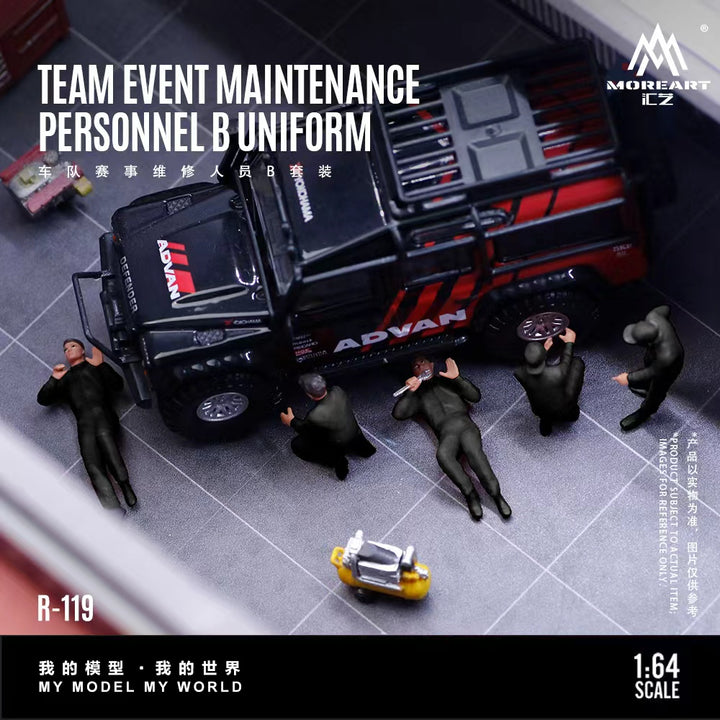 [Preorder] MoreArt 1:64 TEAM EVENT MAINTENANCE PERSONNEL B UNIFORM MO223119