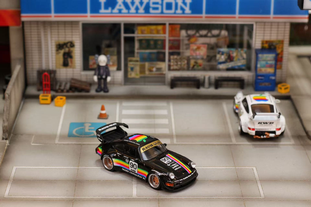 [Preorder] Street Weapon 1:64 Porsche RWB 964 Wide-Body Modified (2 Colours)