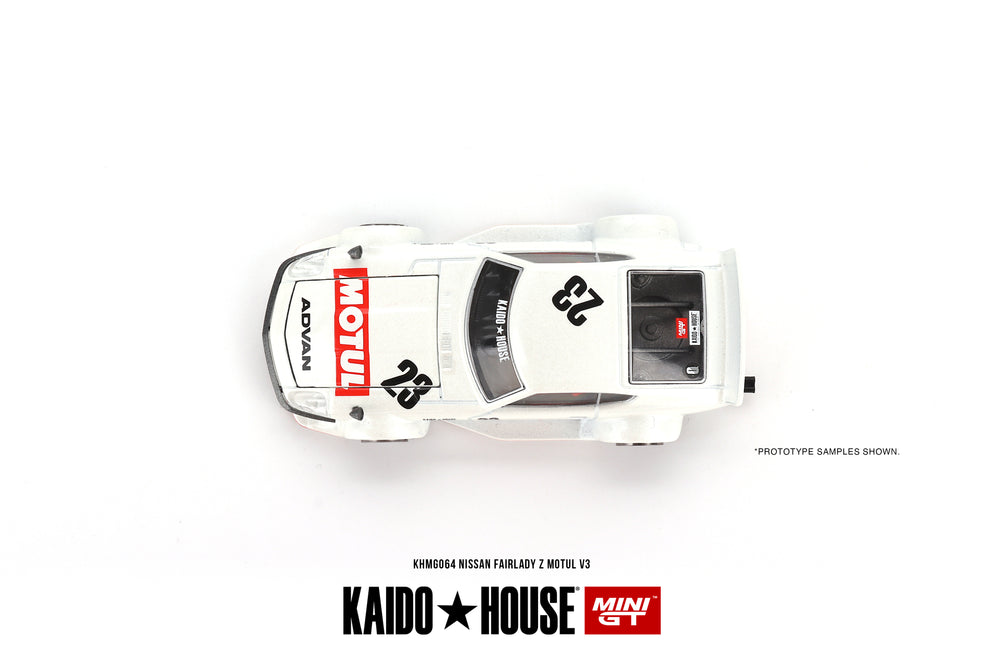 Kaido House + Mini GT 1:64 Datsun Kaido Fairlady Z MOTUL V3 KHMG064