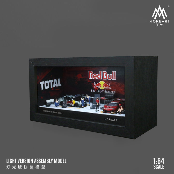 [Preorder] MoreArt 1:64 Repair Shop Scene Model Monster/Redbull