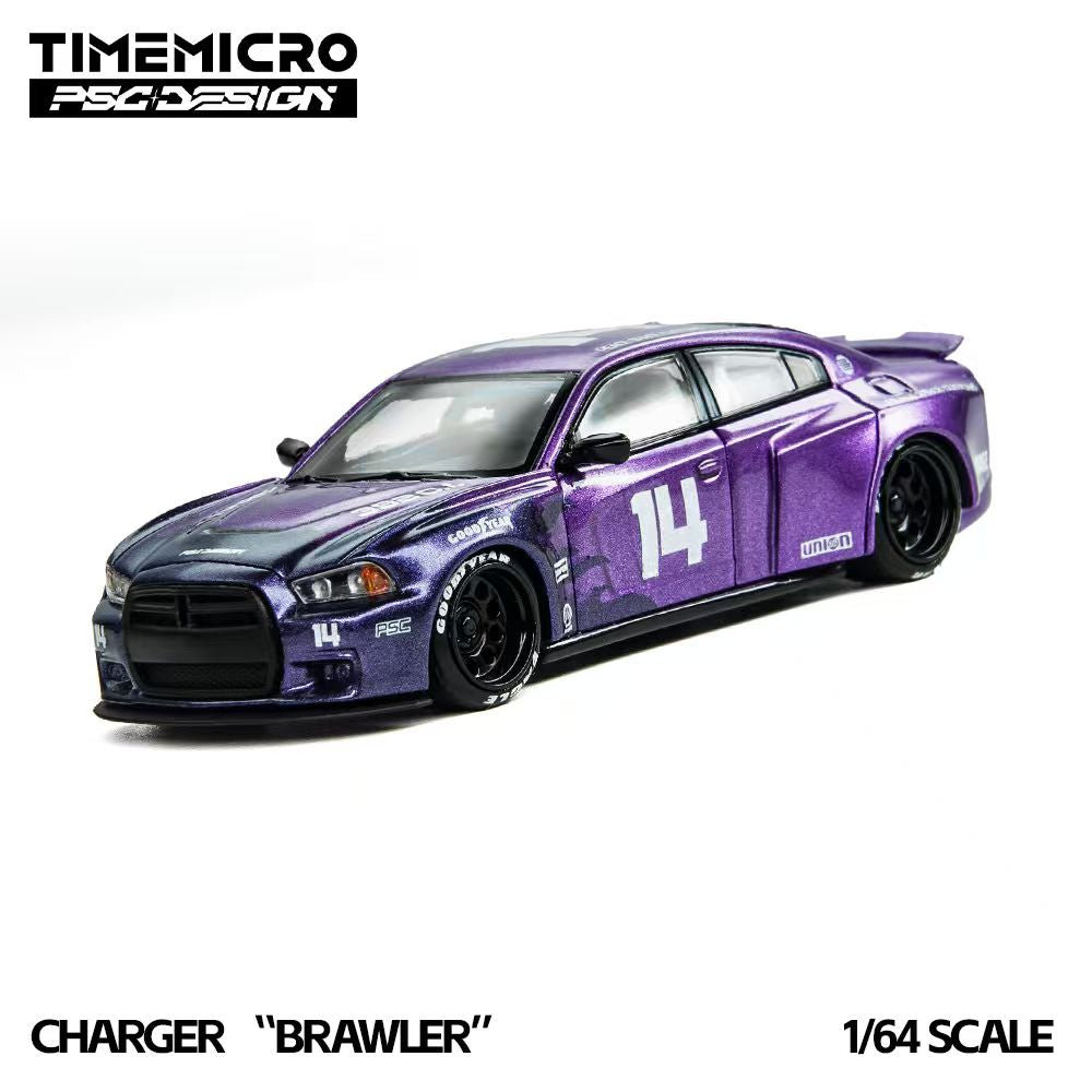 [Preorder] TimeMicro × PSC DESIGN 1:64 Charger "Brawler" (2 Colours) TM648210/ TM648211