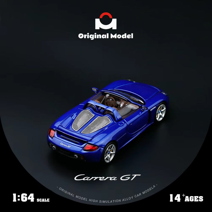 [Preorder] Original Model 1:64 Porsche Carrera GT Blue OM645913