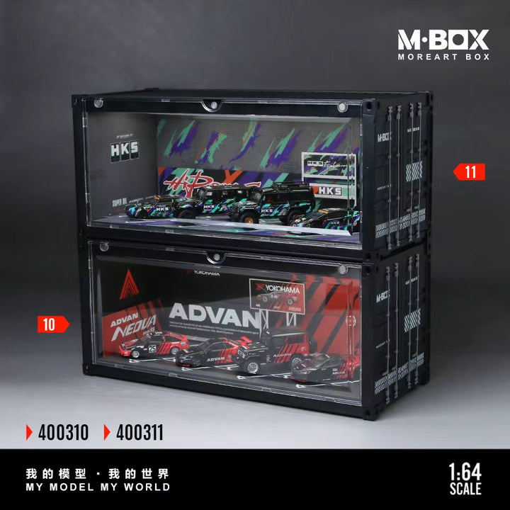 [Preorder] MBOX 1:64 CONTAINER MODEL STORAGE SCENE (2 Versions) MB400310/MB400311