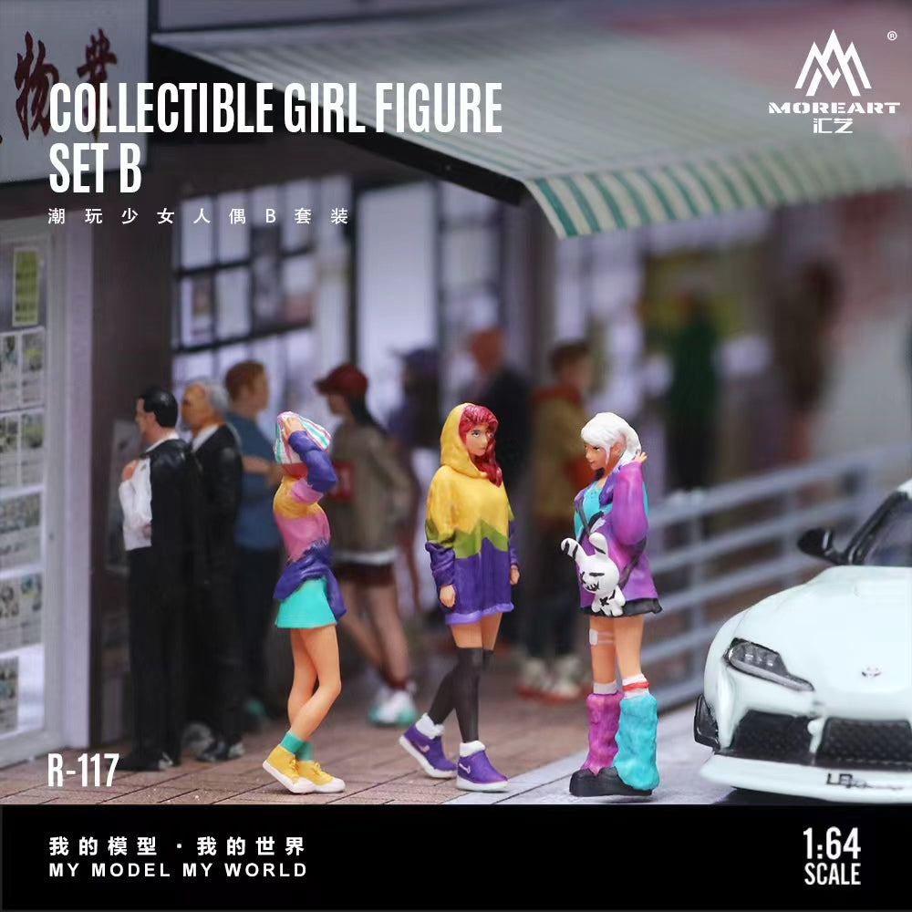 [Preorder] MoreArt 1:64 COLLECTIBLE GIRL FIGURE SET B MO223117
