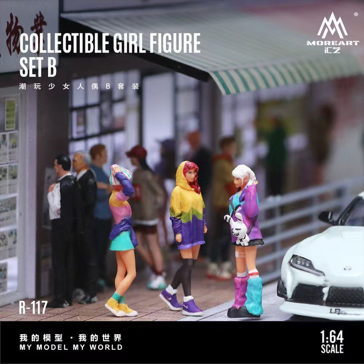 [Preorder] MoreArt 1:64 COLLECTIBLE GIRL FIGURE SET B MO223117