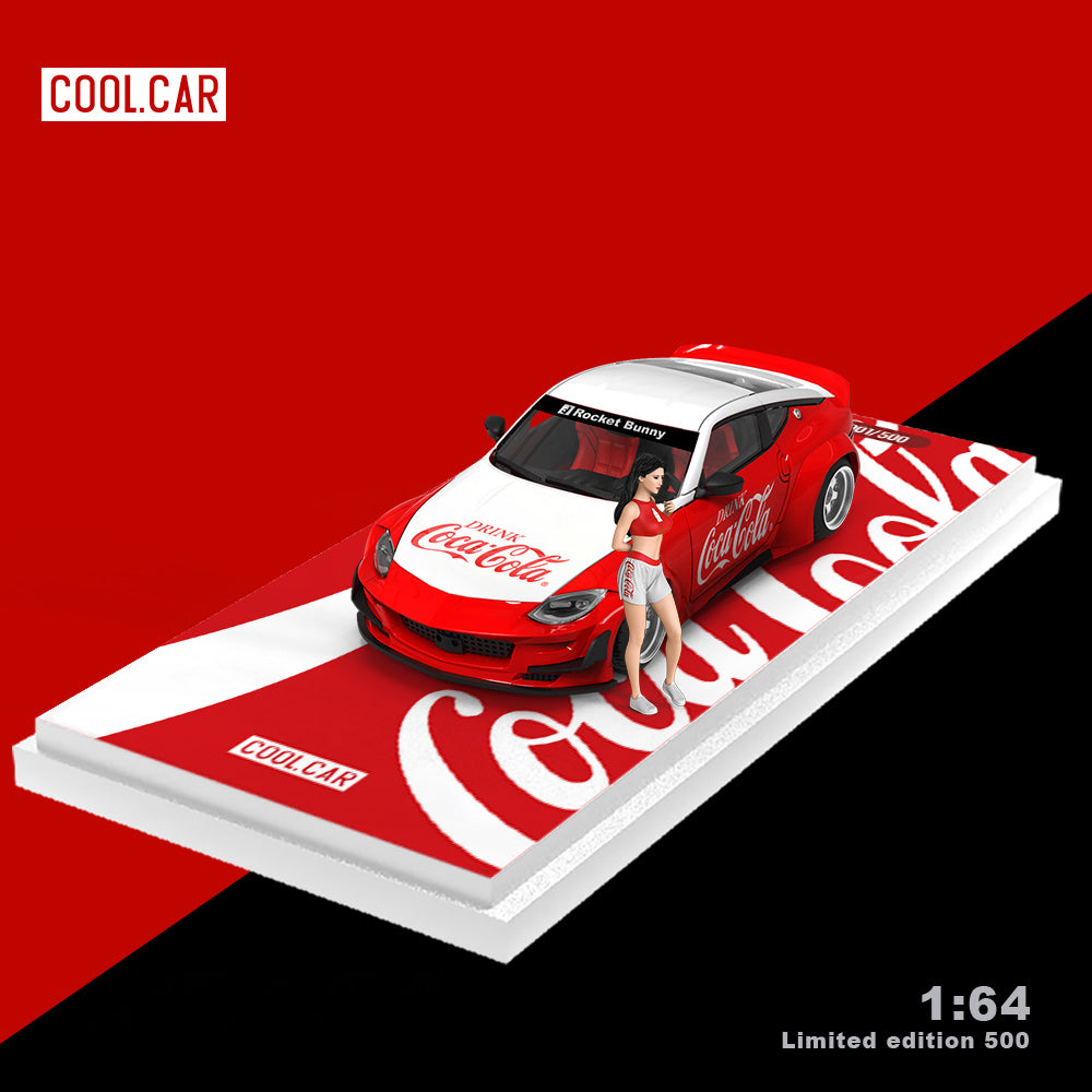 [Preorder] Cool Car 1:64 Nissan 400Z Coca Cola Livery (4 Versions)