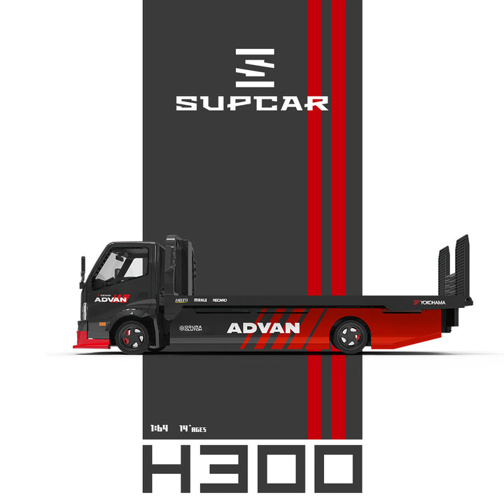[Preorder] SUPCAR 1:64 ADVAN H300 Red &amp; Black Livery SC647241