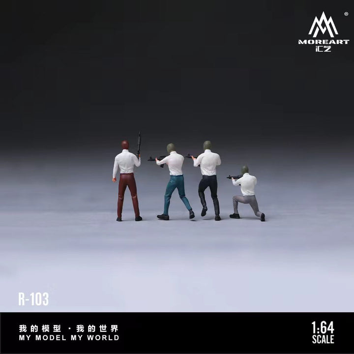 [Preorder] MoreArt 1:64 Bandit Suit Figure Set A MO223103