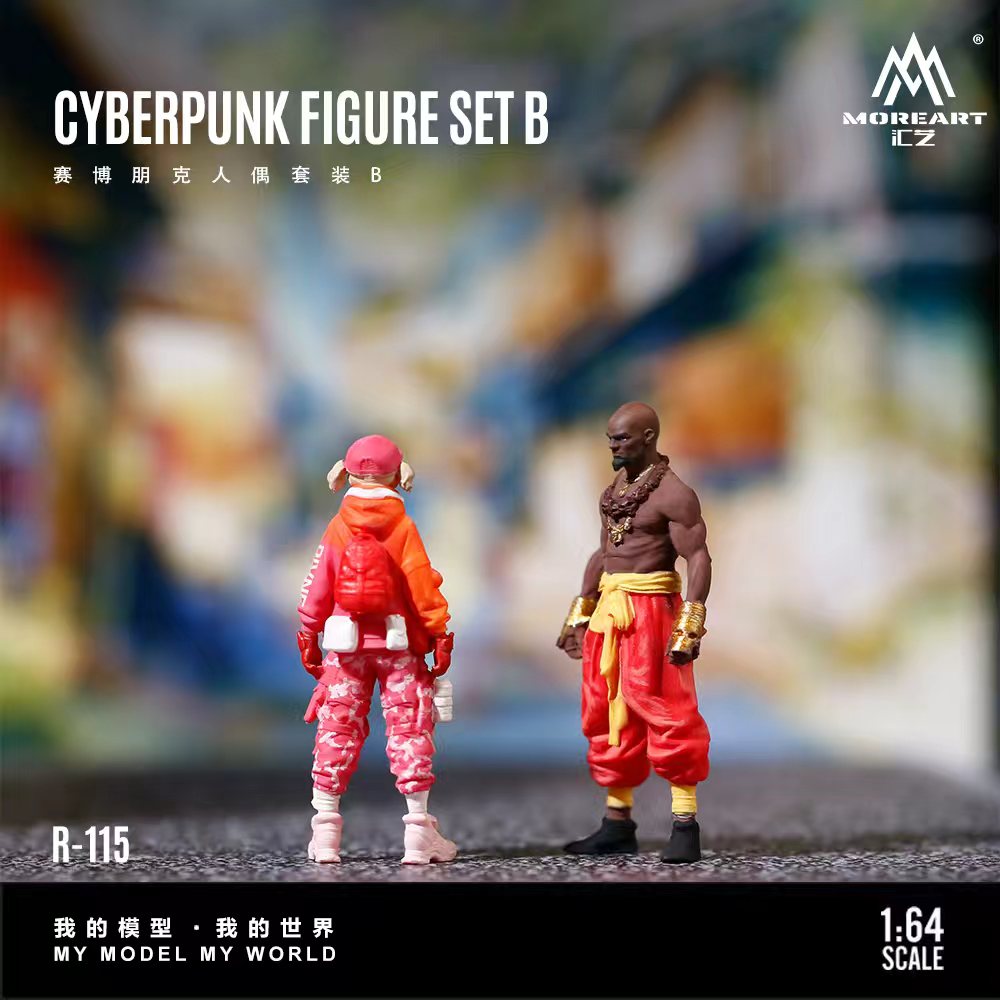 [Preorder] MoreArt 1:64 CYBERPUNK FIGURE SET B MO223115