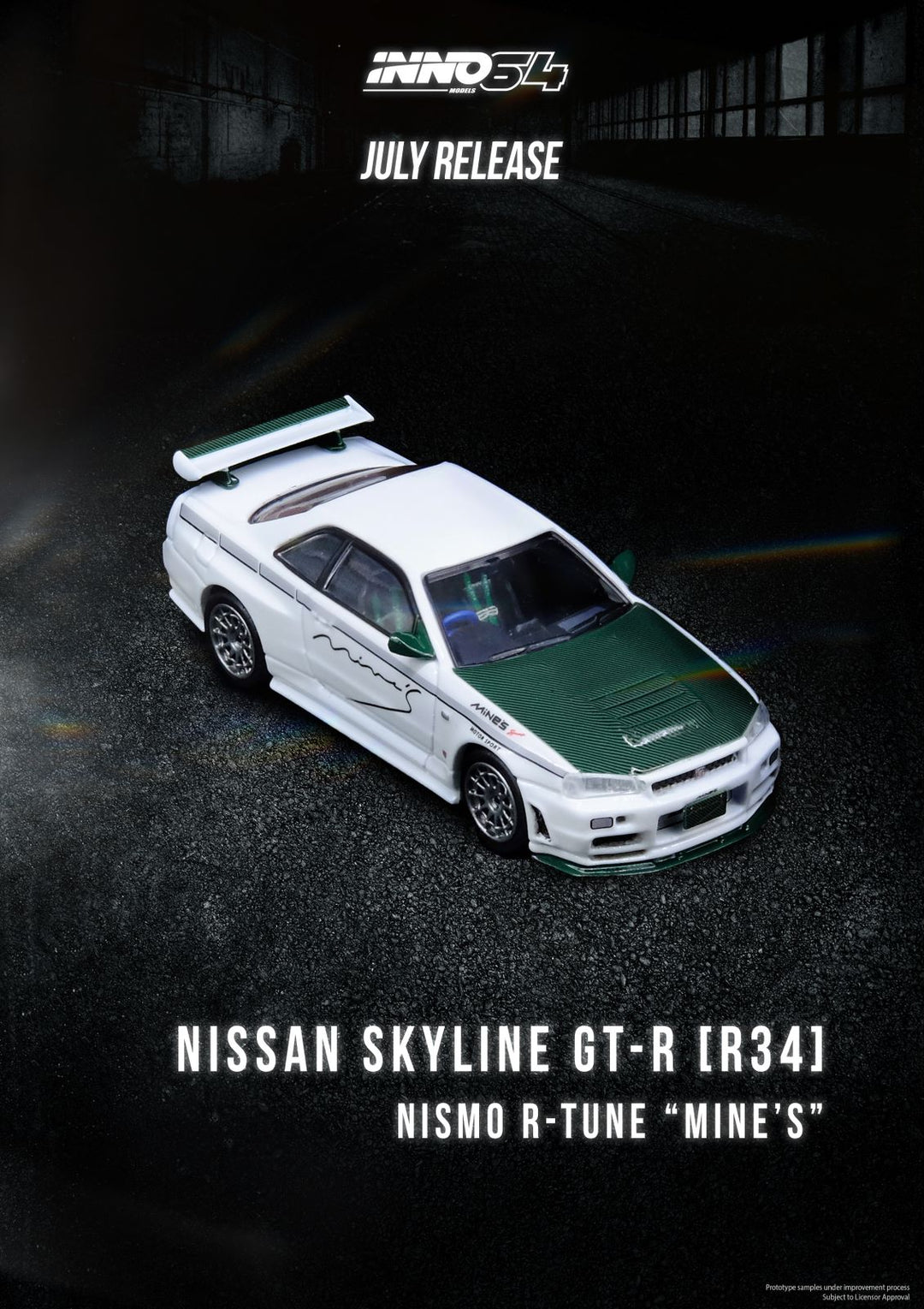 Inno64 1:64 Nissan Skyline GT-R (R34) NISMO R-TUNE "MINES"