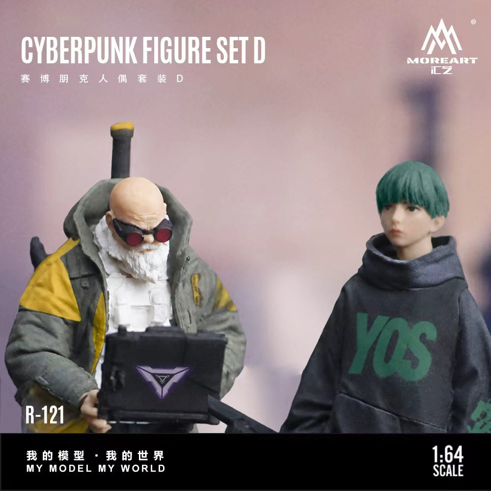 [Preorder] MoreArt 1:64 CYBERPUNK FIGURE SET D MO223121