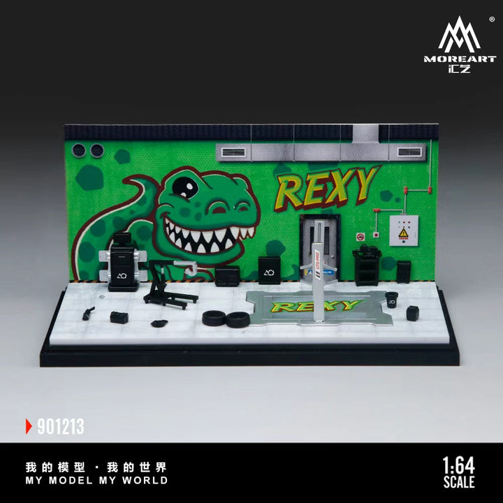 [Preorder] MoreArt 1:64 Maintenance room Dino Livery MO901213/MO901214