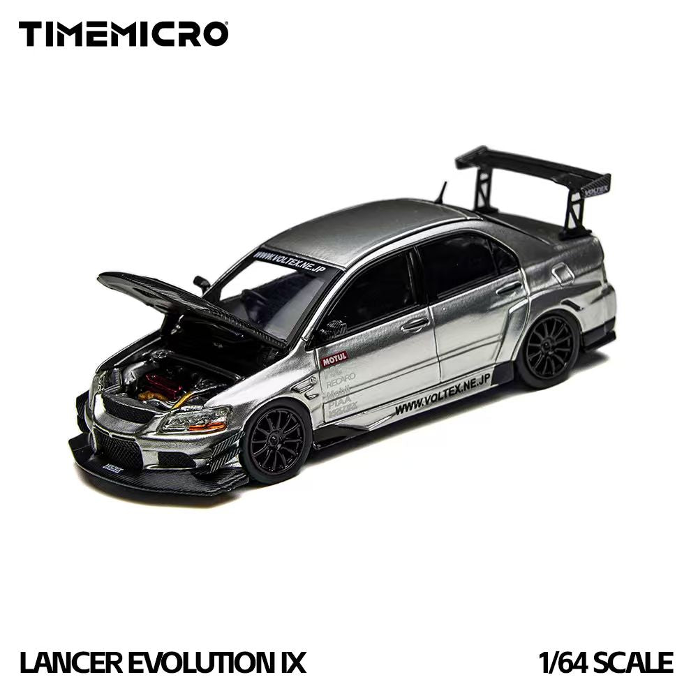 [Preorder] Time Micro 1:64 Mitsubishi Lancer Evolution IX Silver TM800213