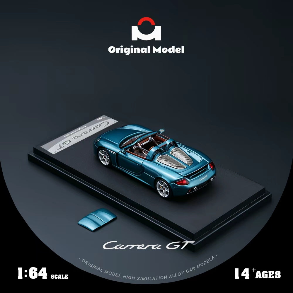 [Preorder] Original Model 1:64 Porsche Carrera GT Metallic Lake Blue OM645914