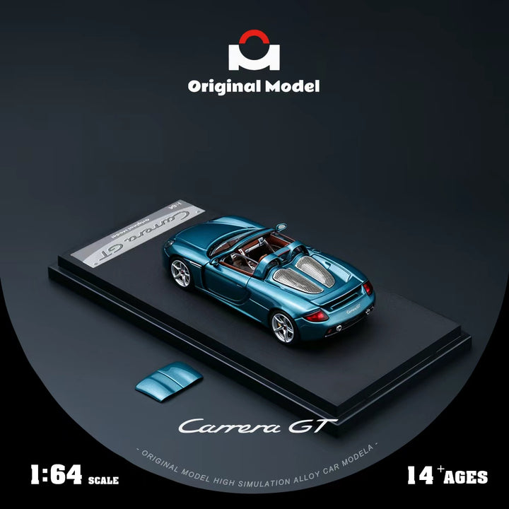 [Preorder] Original Model 1:64 Porsche Carrera GT Metallic Lake Blue OM645914