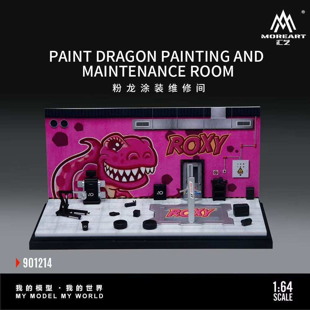 [Preorder] MoreArt 1:64 Maintenance room Dino Livery MO901213/MO901214