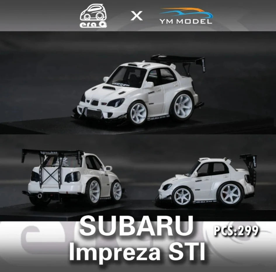 YM Model x ERA Q 1:64 Subaru Impreza WRX STI