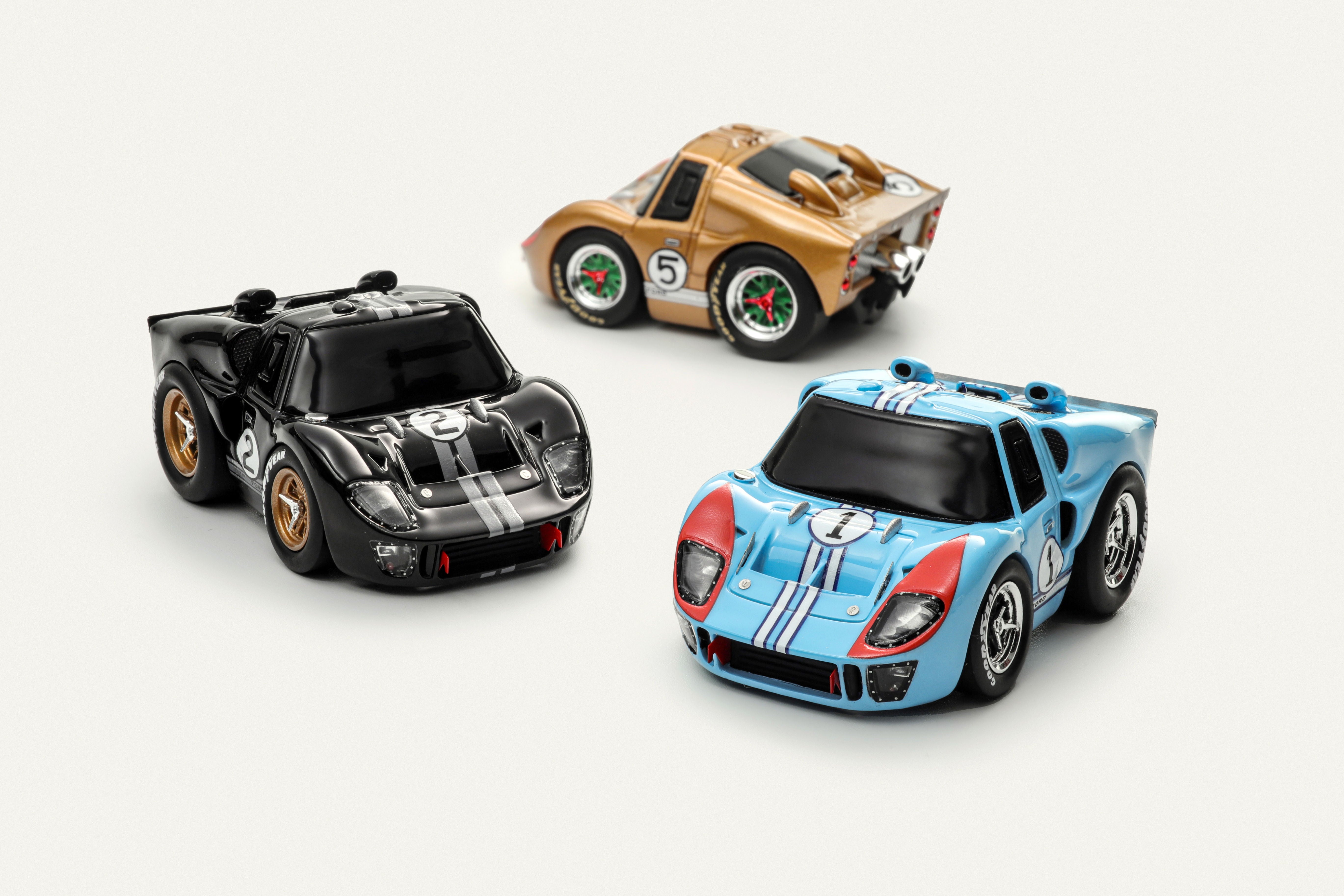 京商 1/64 フォード GT40 3点セット KR Corey Studio 1:64 Ford GT40 MK II (4 Versions) – Horizon Diecast