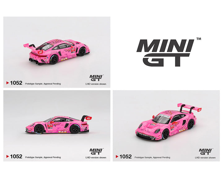 [Preorder] MINIGT 1:64 Porsche 911 GT3 R #77 AO Racing 2024 IMSA ROAD AMERICA MGT01052-BL