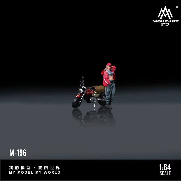 MoreArt 1:64 Little Monkey 125 Coca-Cola Motorcycle MO222196