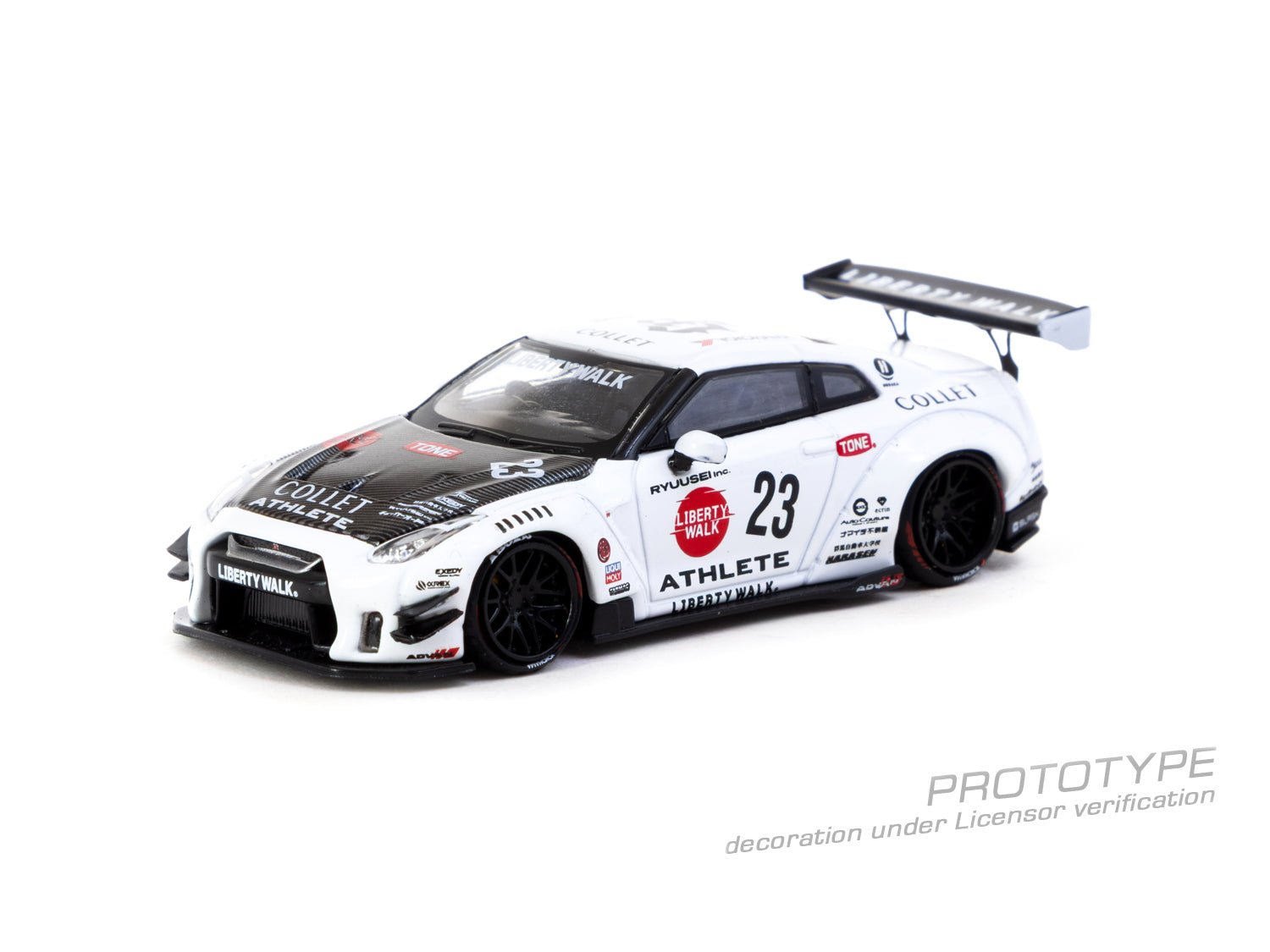 Preorder] Tarmac Works 1:64 NISSAN GT-R R35 type 2 White T64-090