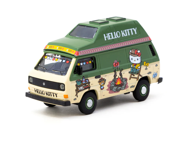Tarmac Works 1:64 Volkswagen T3 Van Hello Kitty Camping T64S-001-HK