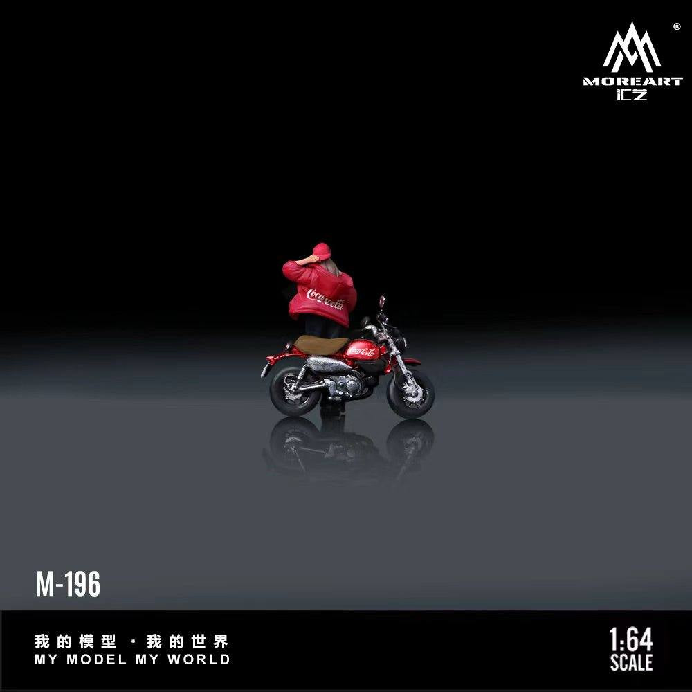 MoreArt 1:64 Little Monkey 125 Coca-Cola Motorcycle MO222196