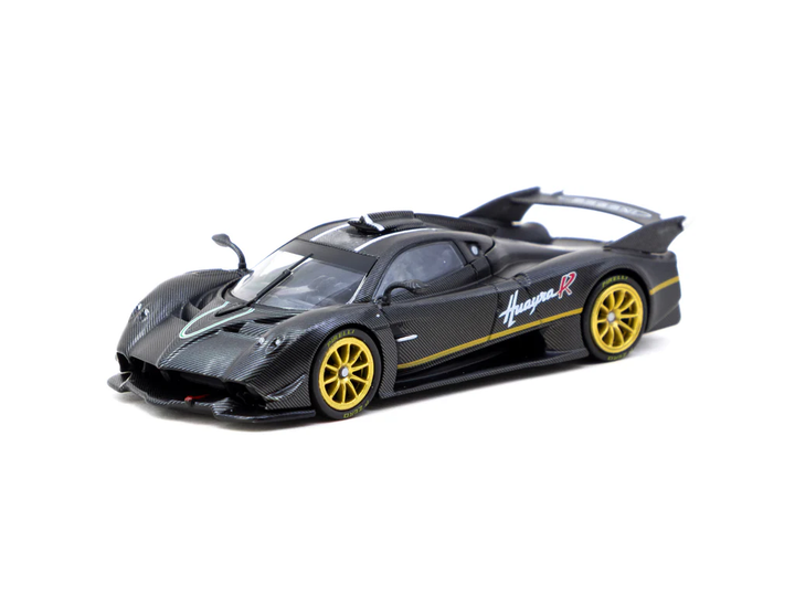 Tarmac Works 1:64 Pagani Huayra R Matte Black Carbon Fiber – Global64 T64G-TL035-MBCF