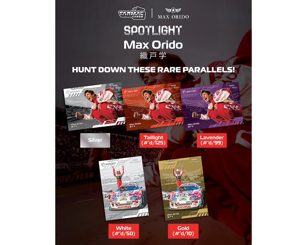 [Preorder] Tarmac Cards Spotlight Max Orido Trading Cards – Limited Edition TCS-MAX-01