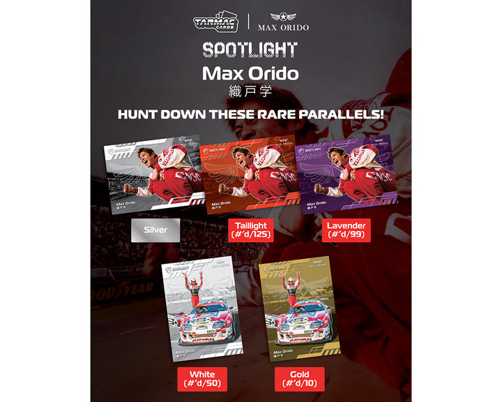 [Preorder] Tarmac Cards Spotlight Max Orido Trading Cards – Limited Edition TCS-MAX-01