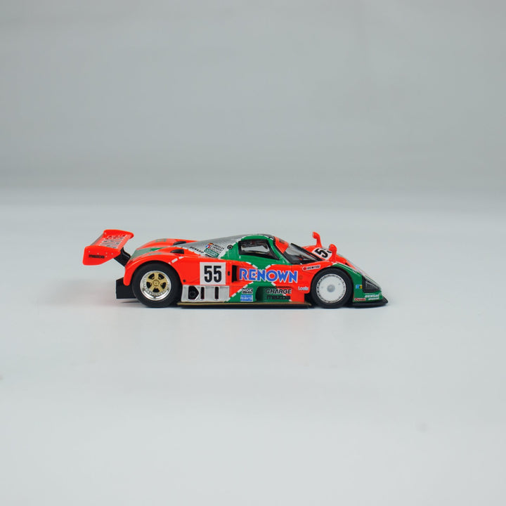 Kyosho 1:64 Mini Car &amp; Book Mazda 787B (NO.55) K07033B1-CL (Chinese Version) K07033B1-CL