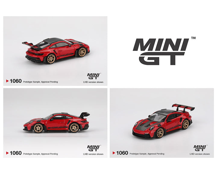 [Preorder] Mini GT 1:64 Porsche 911 (992) GT3 RS Weissach Package – Guards Red MGT01060
