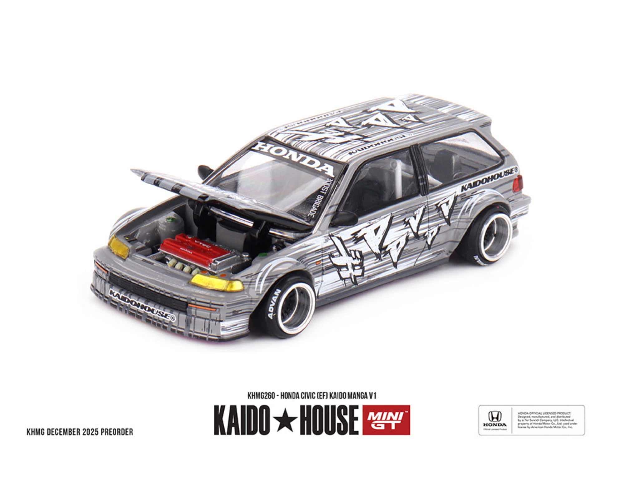 Preorder] Kaido House x Mini GT Honda Civic (EF) Kaido Manga V1