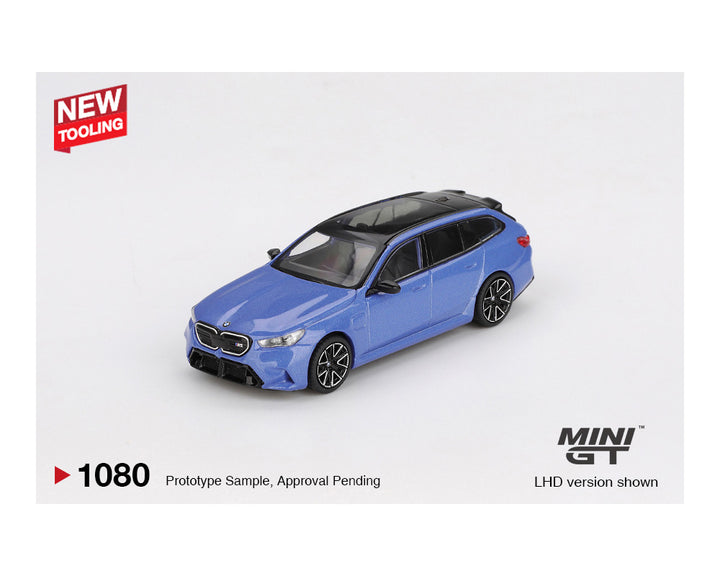 [Preorder] Mini GT 1:64 BMW M5 Touring (G99) – Marina Bay Blue Metallic MGT01080-BL