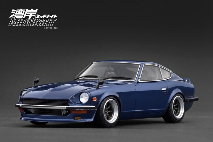[Preorder] Ignition Model 1:18 NISSAN Fairlady Z (S30) Blue MIDNIGHT Devil's Z With Mr. Akio Asakura IG3591