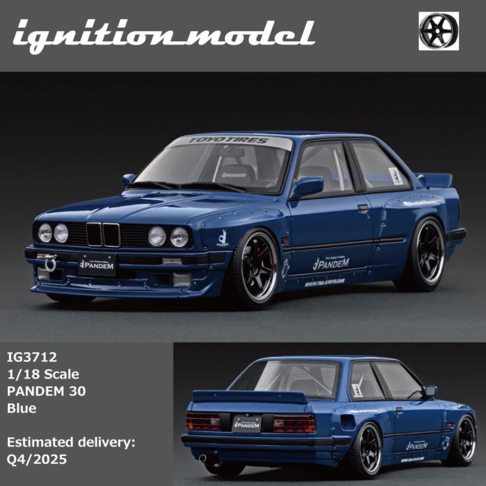 Ignition Model 1:18 PANDEM 30 Blue IG3712 – Horizon Diecast