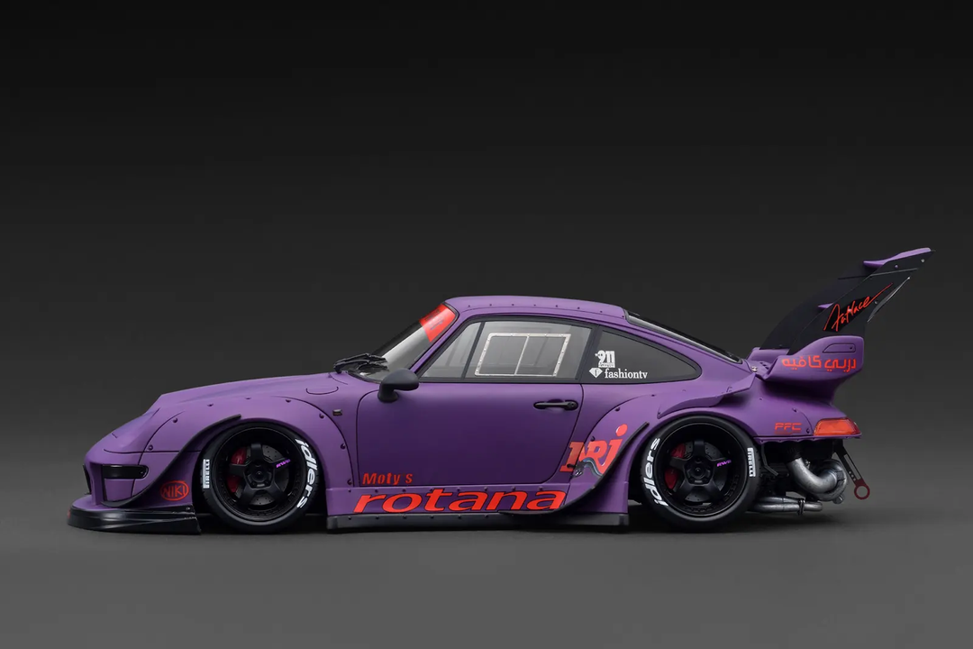 [Preorder] Ignition Model 1:18 Porsche RWB 993 Matte Purple IG4035