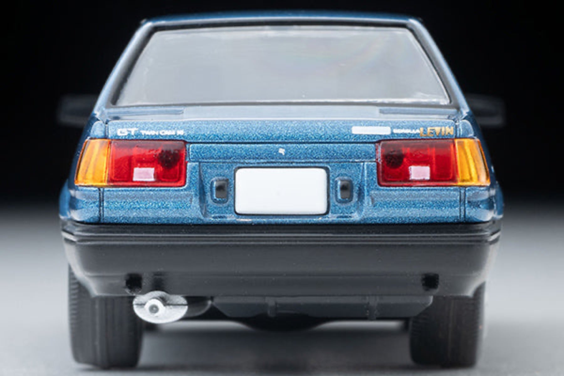 Tomytec TLVN 1:64 Toyota Corolla Levin 2-door GT (blue) 1983 LV