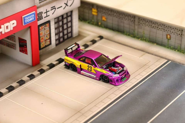 Street Weapon 1:64 Nissan ER34 Chromed Purple Special