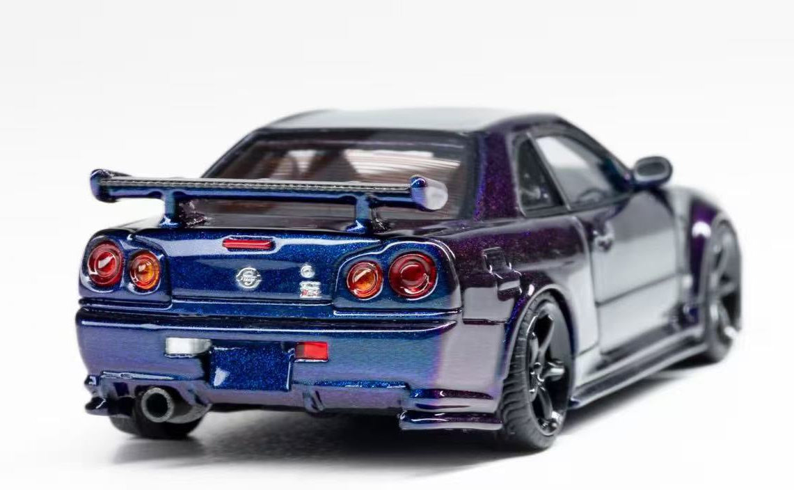 Car's Lounge 1:64 Nissan GTR-R34 NISMO Z-TUNE SKYLINE MIDNIGHT