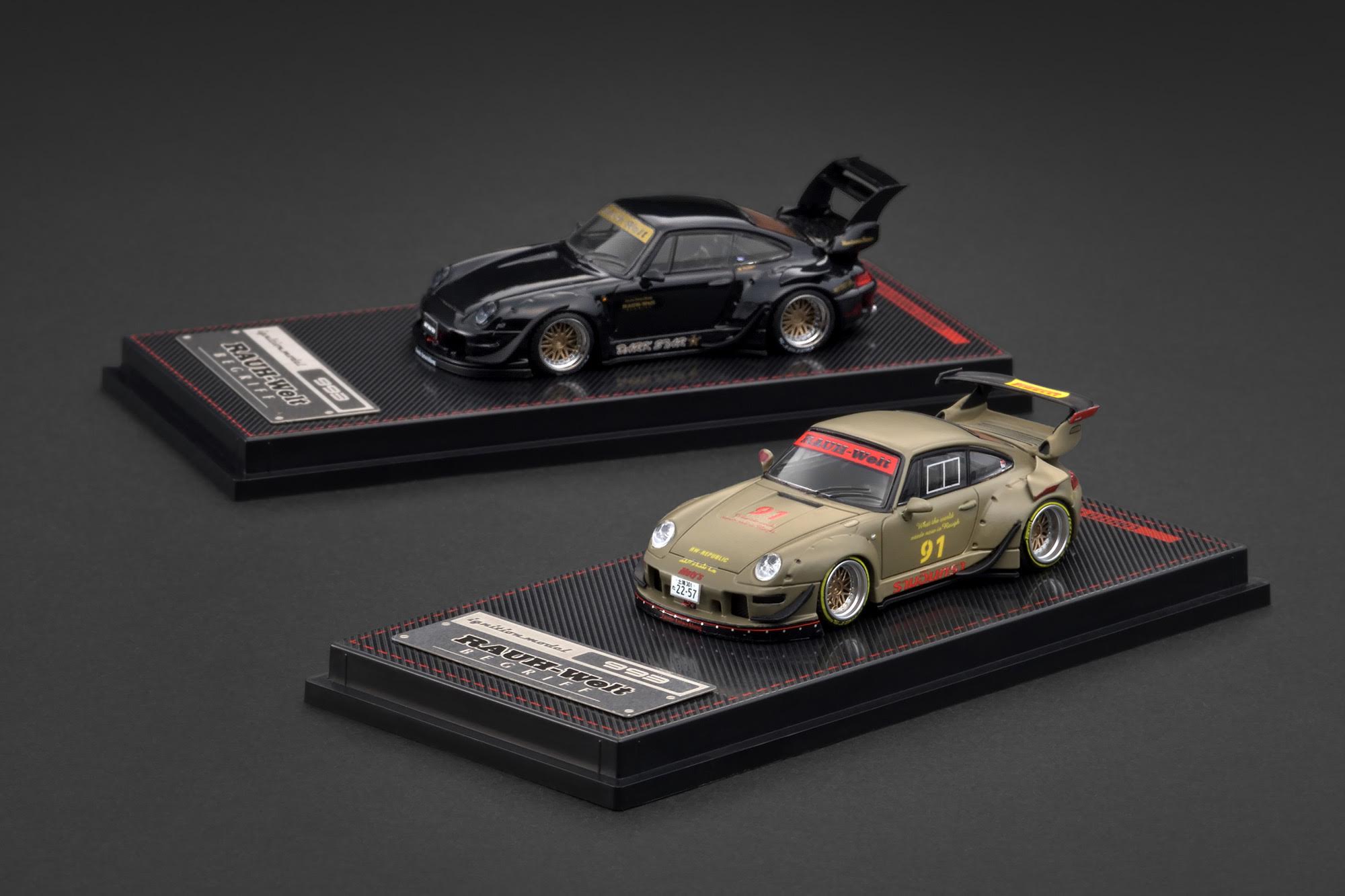 Preorder] Ignition Model 1:64 Porsche RWB 993 Black IG3870