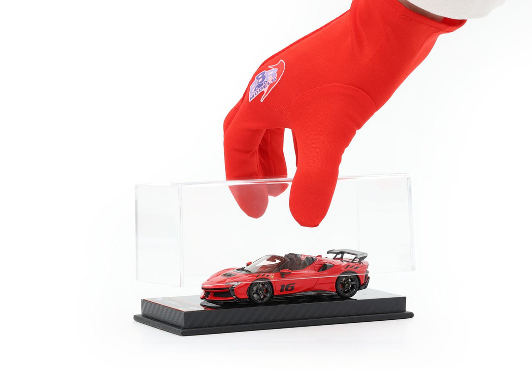 BBR Model 1:43 Ferrari SF90 XX Spider race n. 16 Rosso Corsa 322 e base carb BBRC286B16