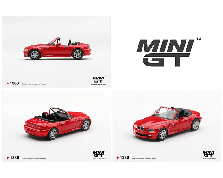 [Preorder] Mini GT 1:64 BMW Z3 Hellrot Red – Limited Edition MGT01386-BL