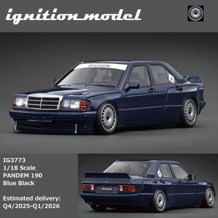 [Preorder] Ignition Model 1:18 PANDEM 190 Blue Black IG3773