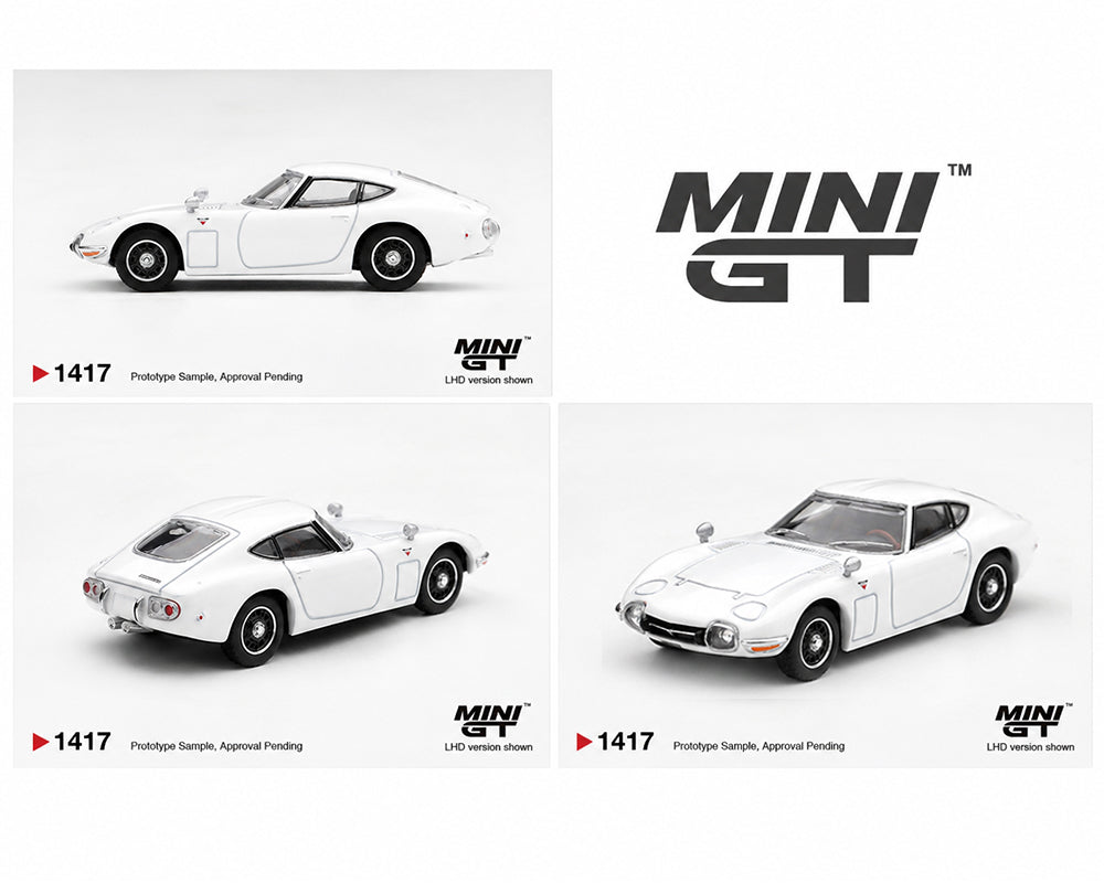 [Preorder] Mini GT 1:64 Toyota 2000GT Pegasus White – Limited Edition MGT01417-BL