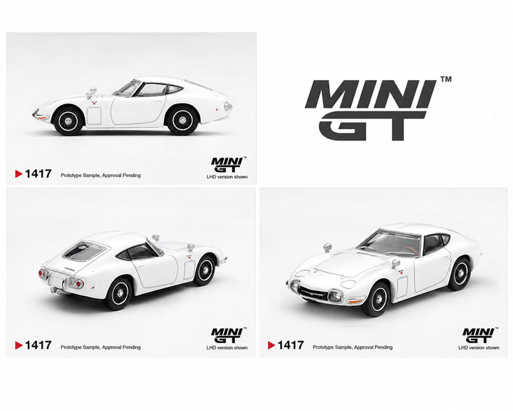 [Preorder] Mini GT 1:64 Toyota 2000GT Pegasus White – Limited Edition MGT01417-BL