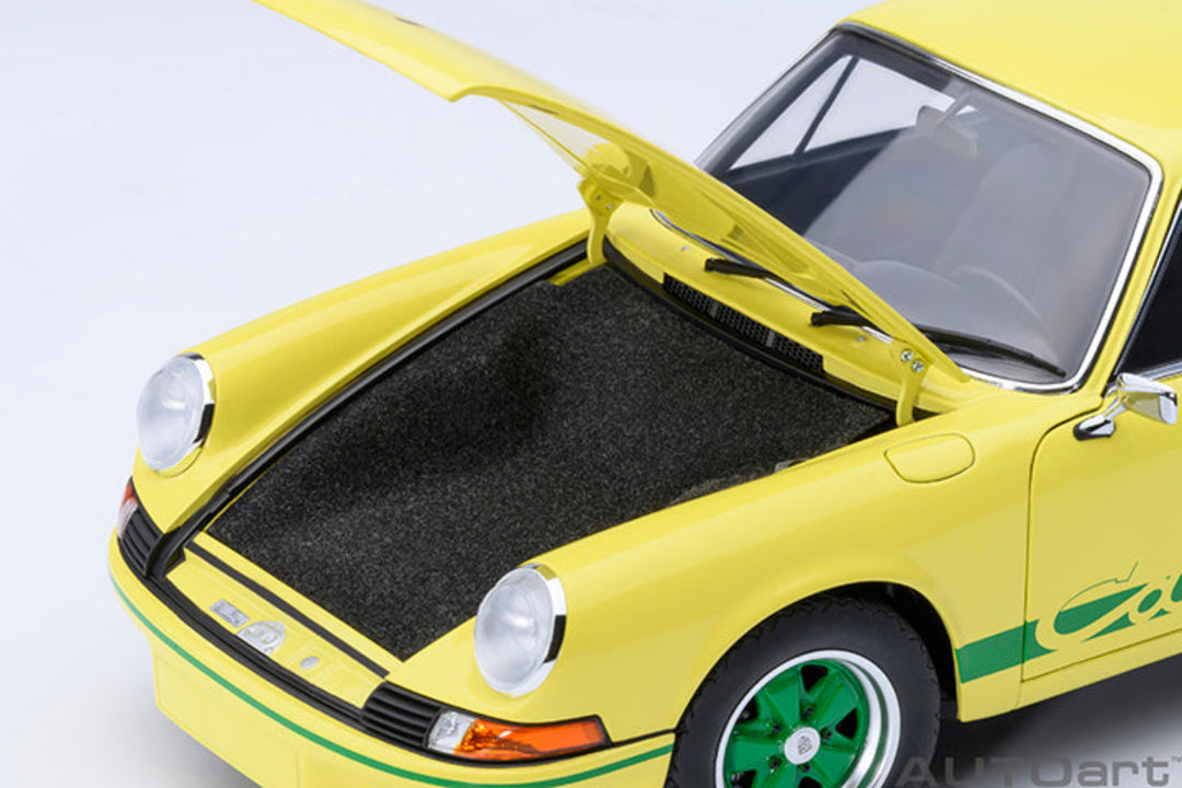 [Preorder] AUTOart 1:18 Porsche 911 Carrera 2.7 RS Light Yellow/Green Stripes 78033