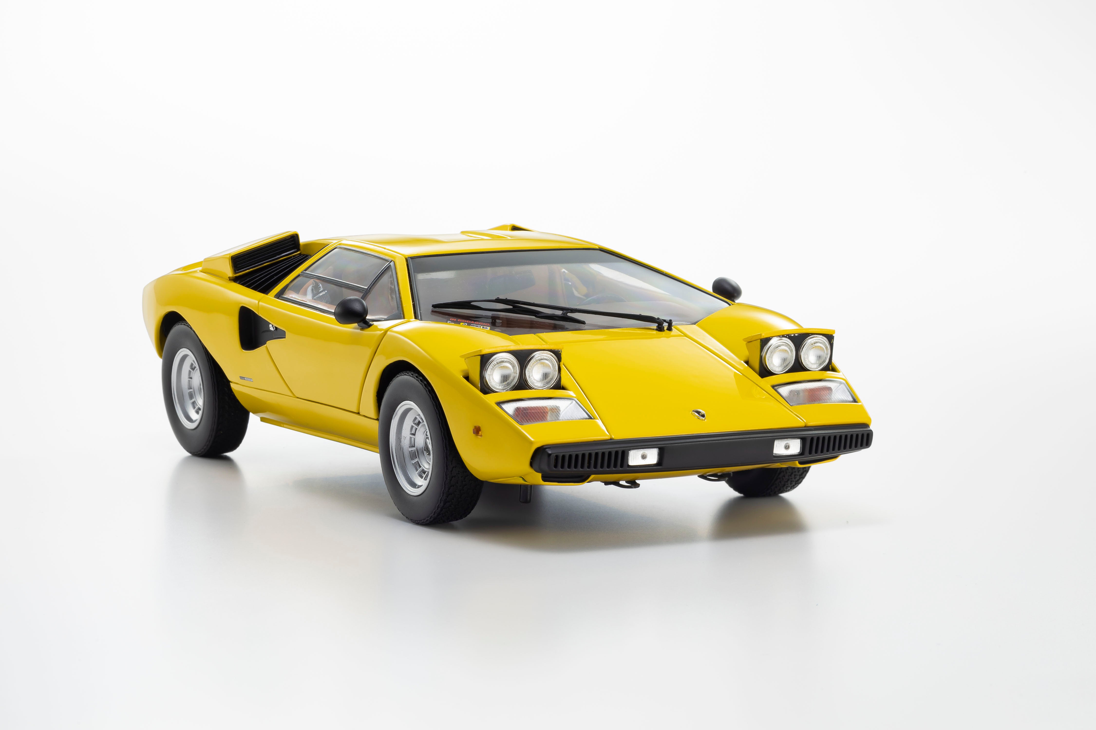 京商　1/18 lamborghini  COUNTACH Preorder] Kyosho 1:18 Lamborghini Countach LP 400 - Yellow 08321YT